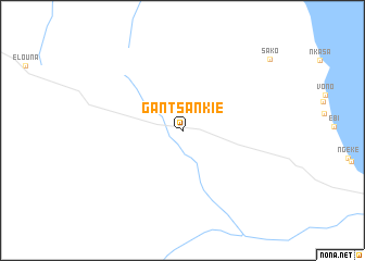 map of Gantsankié