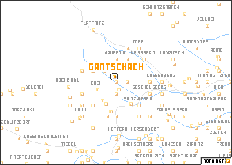 map of Gantschach