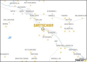 map of Gantschier