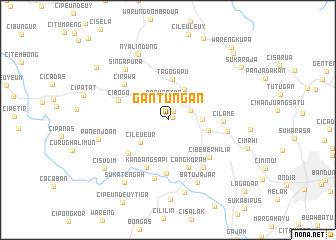 map of Gantungan
