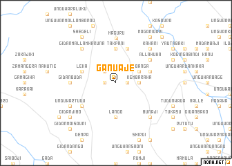 map of Ganuaje