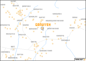 map of Ganū\