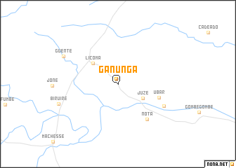 map of Ganunga