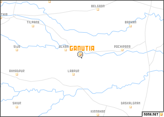 map of Gānutia