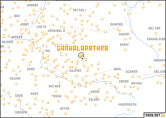 map of Ganwāla Pathra