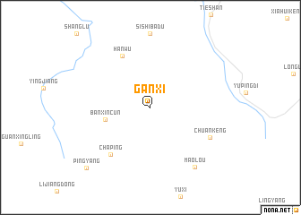 map of Ganxi