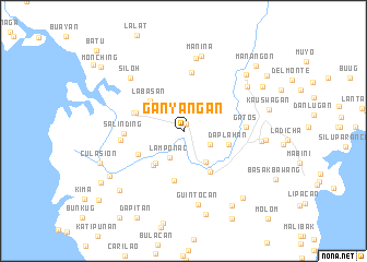 map of Ganyangan