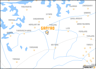 map of Ganyao