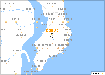map of Ganya