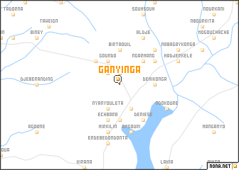 map of Ganyinga