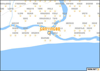 map of Ganyingbo