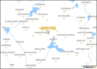 map of Ganying