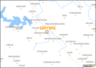 map of Ganyong