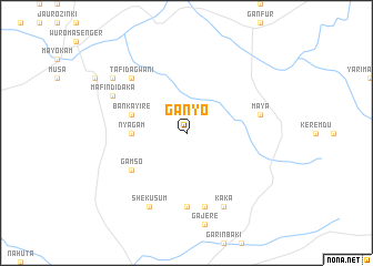 map of Ganyo