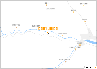 map of Ganyumiao