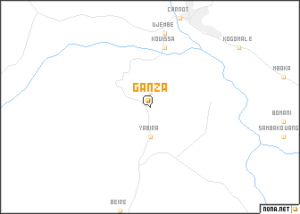 map of Ganza