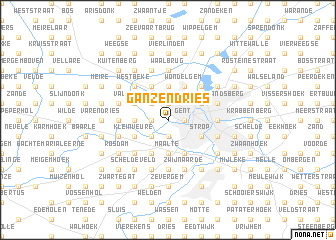 map of Ganzendries