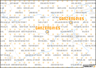 map of Ganzendries