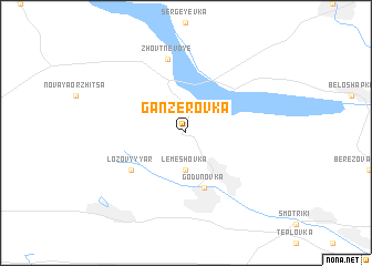 map of Ganzerovka