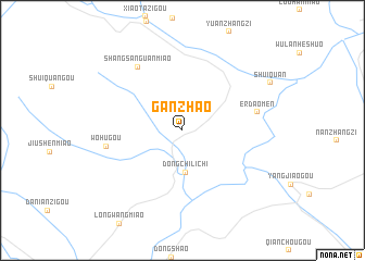map of Ganzhao