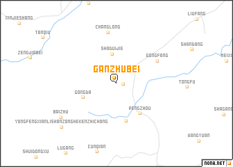 map of Ganzhubei