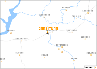 map of Ganziyuan