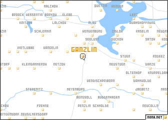 map of Ganzlin