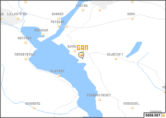 map of Gan