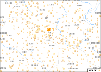map of Gan