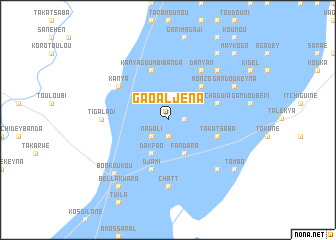 map of Gao Aljèna