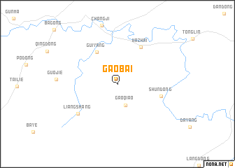 map of Gaobai