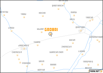 map of Gaobai