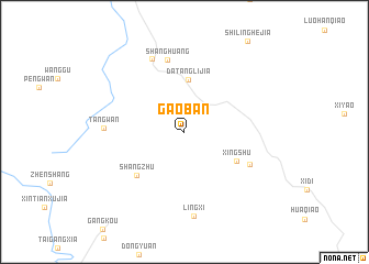 map of Gaoban