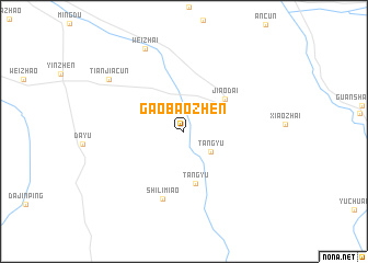 map of Gaobaozhen