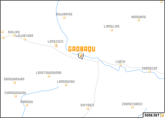 map of Gaobaqu