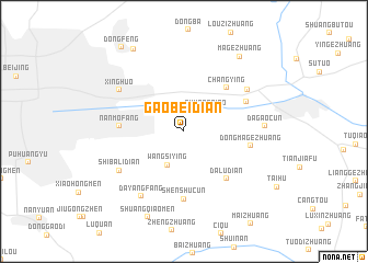 map of Gaobeidian