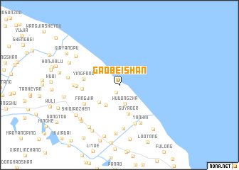 map of Gaobeishan