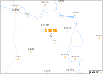 map of Gaobu