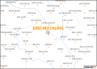 map of Gaochenzhuang