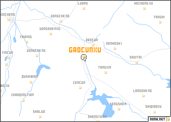 map of Gaocunxu