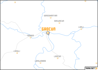 map of Gaocun