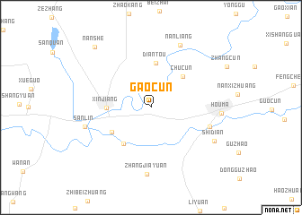 map of Gaocun