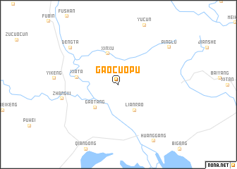 map of Gaocuopu