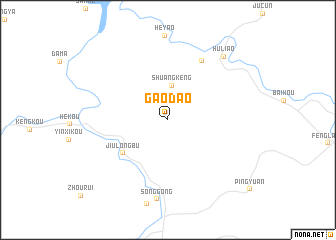 map of Gaodao