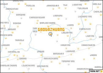 map of Gaodazhuang