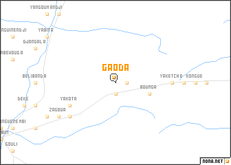 map of Gaoda