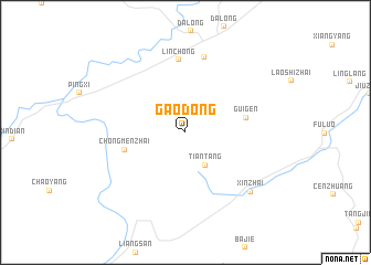 map of Gaodong