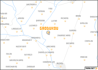 map of Gaodukou