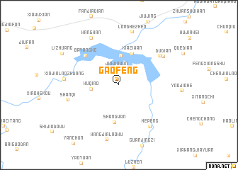 map of Gaofeng