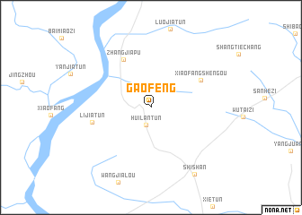 map of Gaofeng